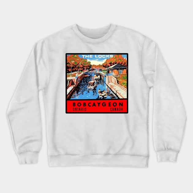 Bobcaygeon Ontario Vintage Crewneck Sweatshirt by Hilda74